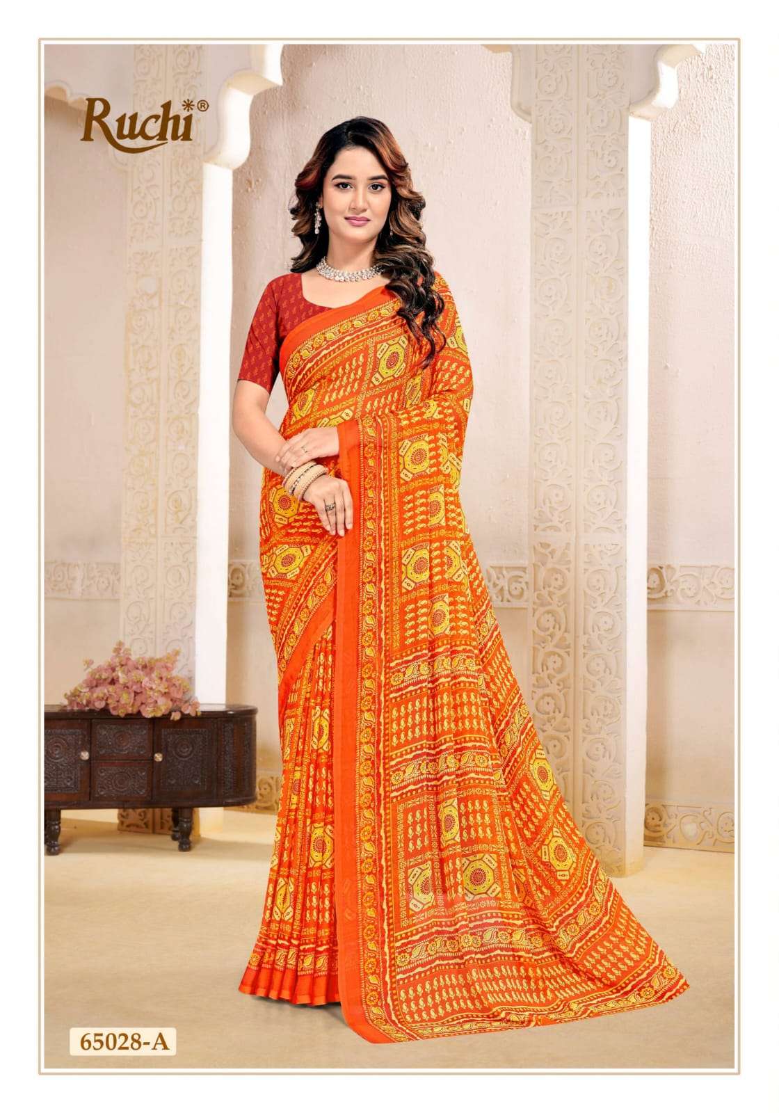 Ruchi Saree Super Star Chiffon Vol 263 Chiffon Saree Wholesale - Amrah Wholesale
