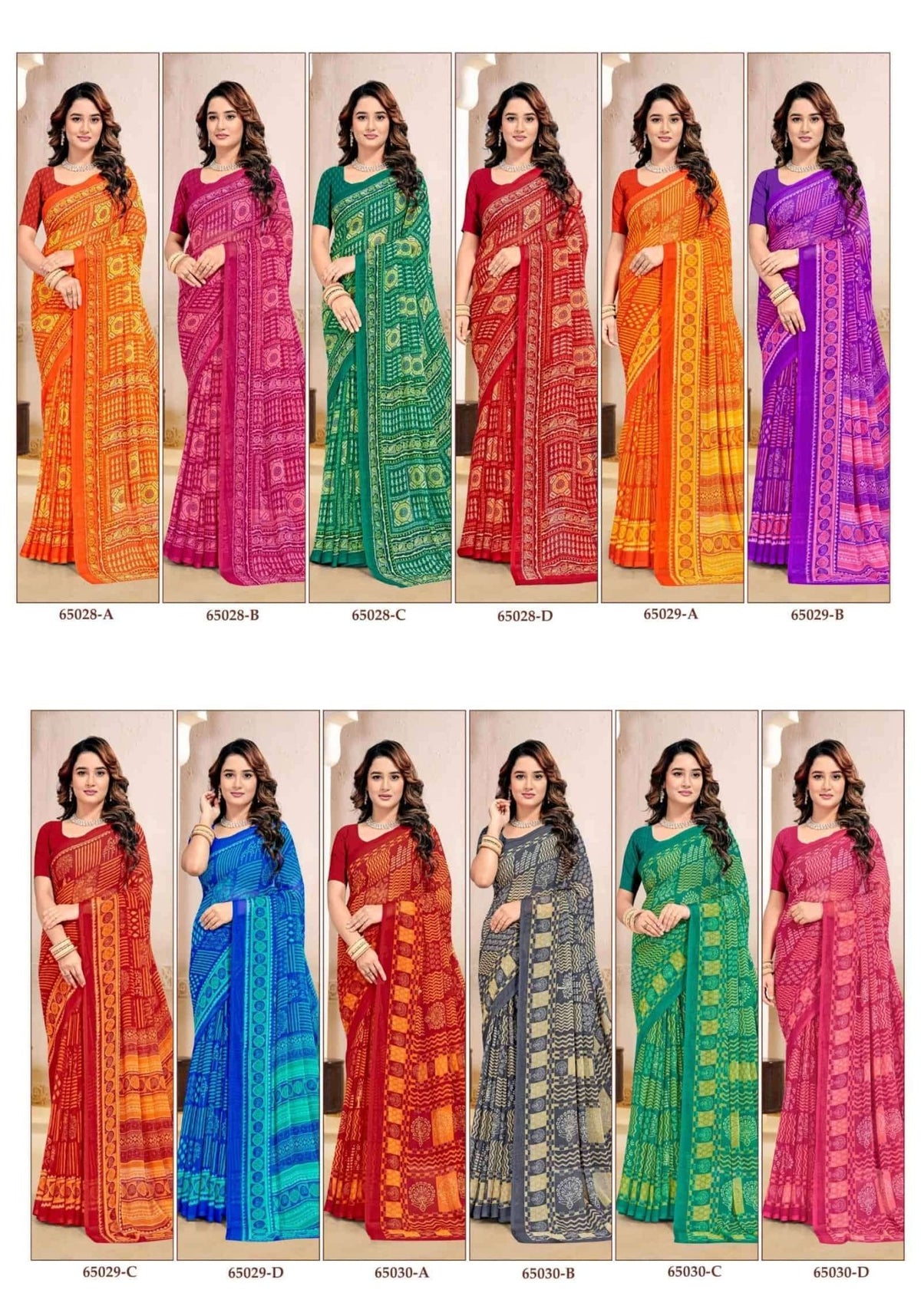 Ruchi Saree Super Star Chiffon Vol 263 Chiffon Saree Wholesale - Amrah Wholesale