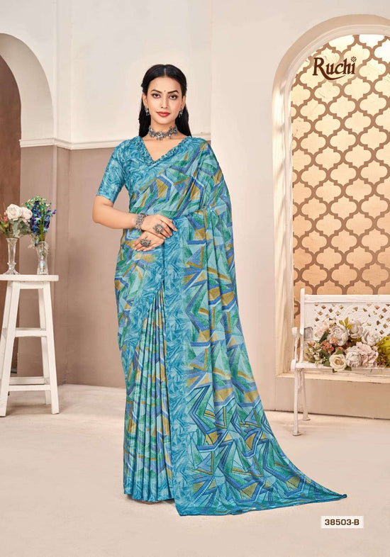 Ruchi Saree Vedanta Silk Crepe Silk Saree - Amrah Wholesale