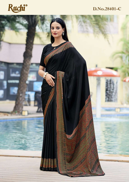 Ruchi Saree Vedanta Silk Vol 27 Silk Crape Saree
