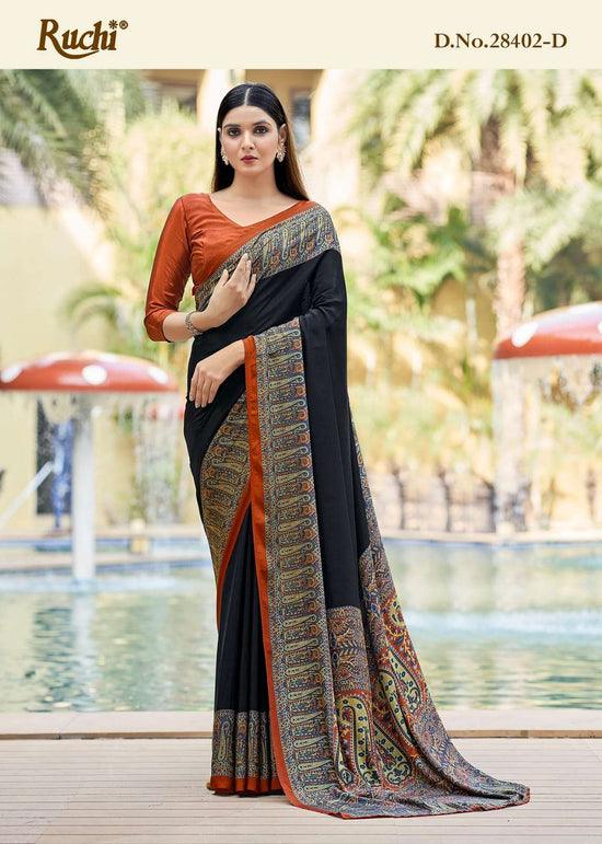 Ruchi Saree Vedanta Silk Vol 27 Silk Crape Saree