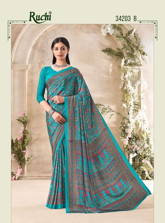 Ruchi Saree Vedanta Silk Vol 35 Silk Crape Saree