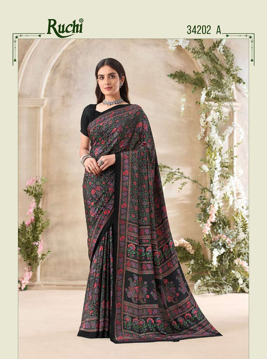 Ruchi Saree Vedanta Silk Vol 35 Silk Crape Saree