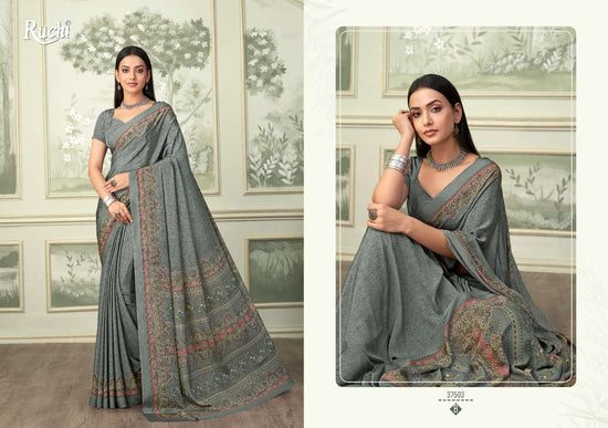 Ruchi Saree Vedanta Silk Vol 37 Premium Silk Crepe Saree Collection - Amrah Wholesale