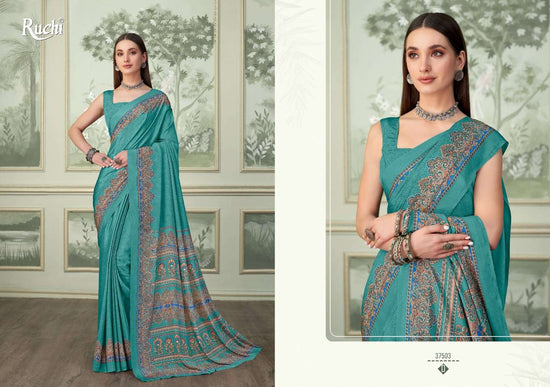 Ruchi Saree Vedanta Silk Vol 37 Premium Silk Crepe Saree Collection - Amrah Wholesale