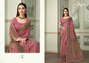 Ruchi Saree Vedanta Silk Vol 37 Premium Silk Crepe Saree Collection - Amrah Wholesale
