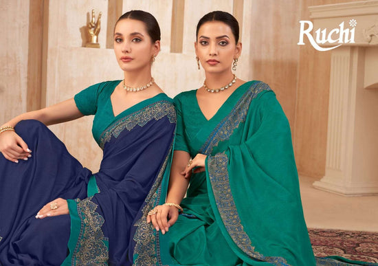 Ruchi Saree Vedanta Silk Vol 38 Crape Printed Saree - Amrah Wholesale