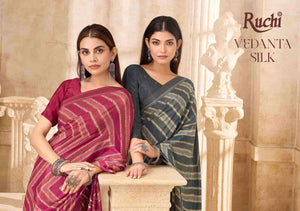 Ruchi Saree Vedanta Silk Vol 54 Silk Crape Saree