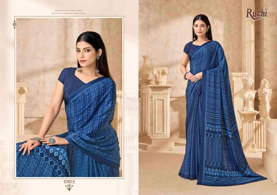 Ruchi Saree Vedanta Silk Vol 54 Silk Crape Saree