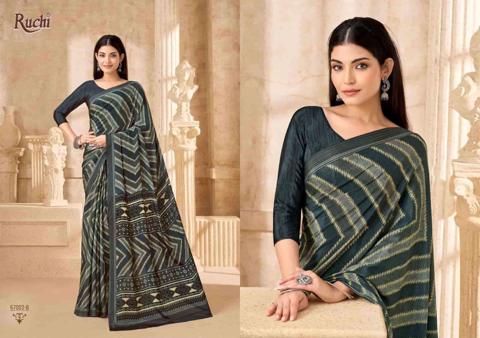 Ruchi Saree Vedanta Silk Vol 54 Silk Crape Saree