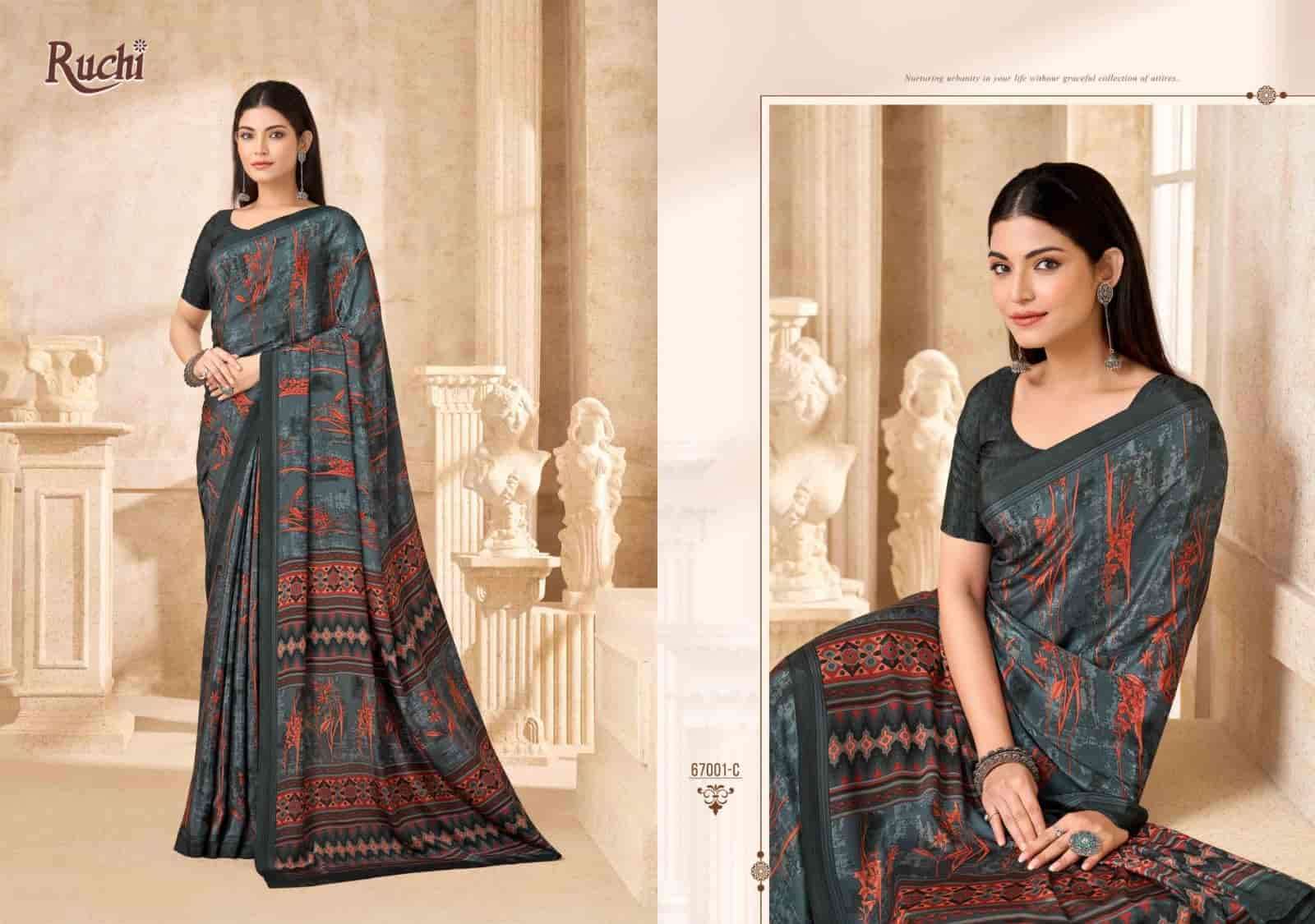 Ruchi Saree Vedanta Silk Vol 54 Silk Crape Saree