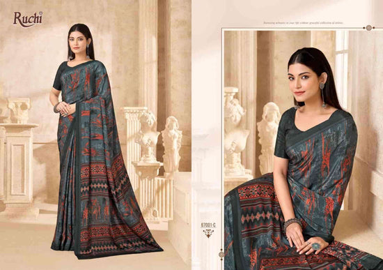 Ruchi Saree Vedanta Silk Vol 54 Silk Crape Saree