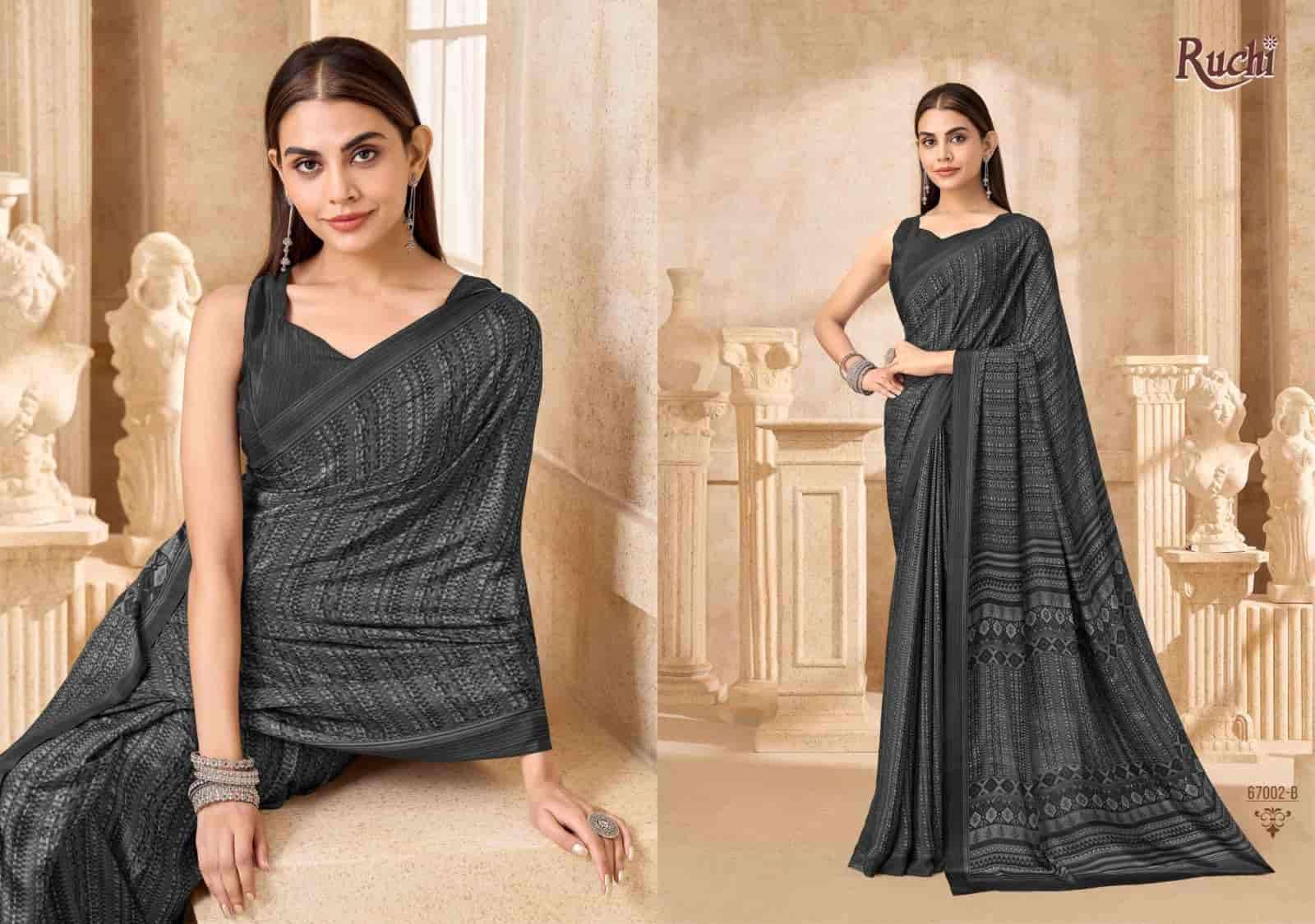 Ruchi Saree Vedanta Silk Vol 54 Silk Crape Saree