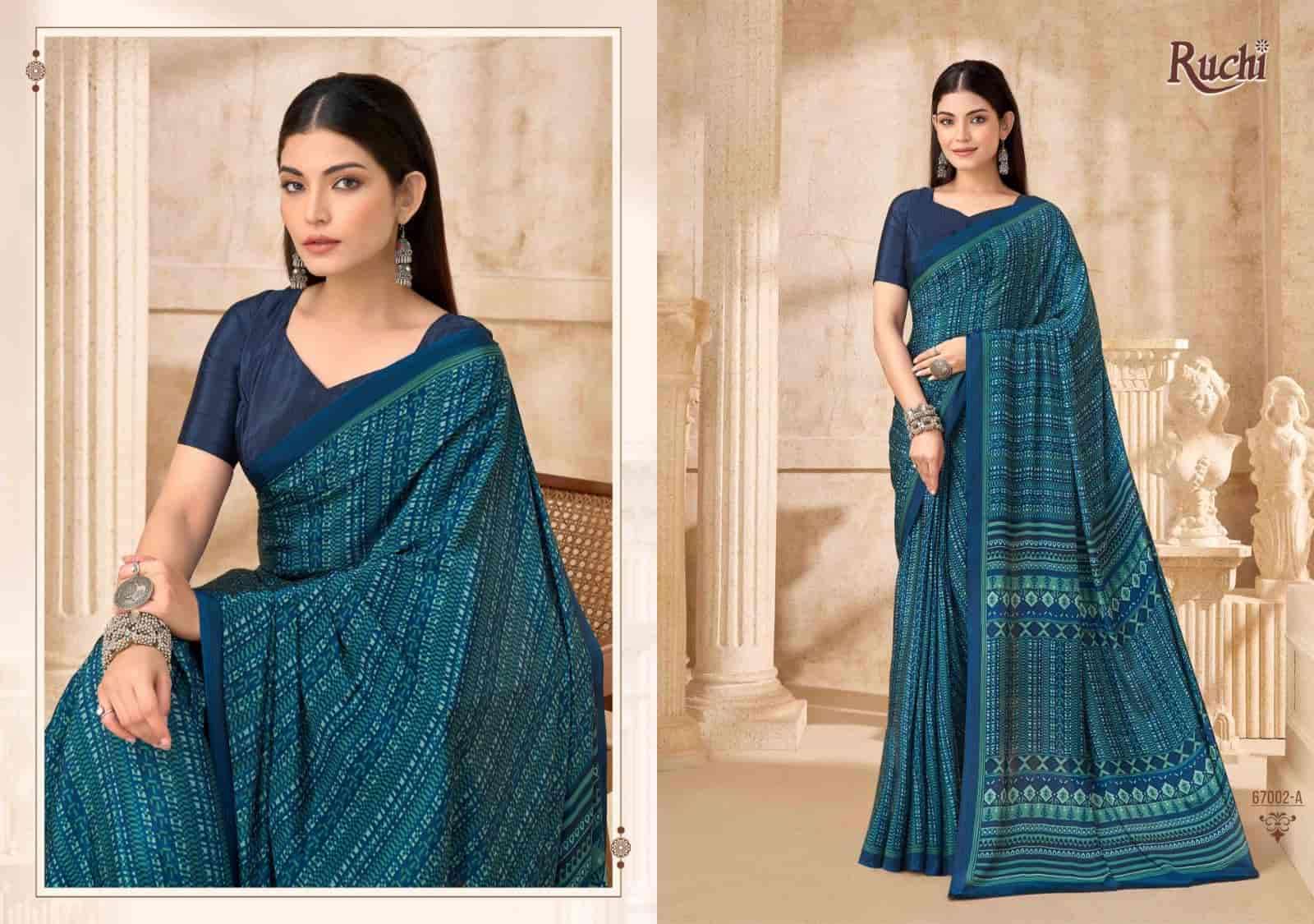 Ruchi Saree Vedanta Silk Vol 54 Silk Crape Saree