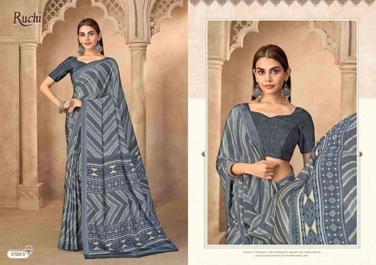 Ruchi Saree Vedanta Silk Vol 55 Premium Silk Crape Saree