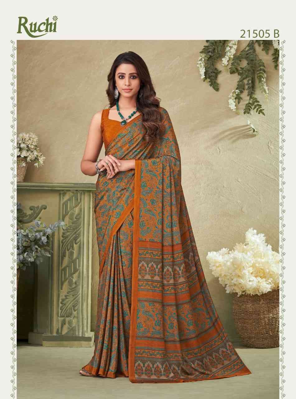 Ruchi Saree Vivanta Silk 16th Edition Crepe Silk Saree Collection - Amrah Wholesale