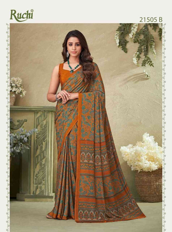 Ruchi Saree Vivanta Silk 16th Edition Crepe Silk Saree Collection - Amrah Wholesale