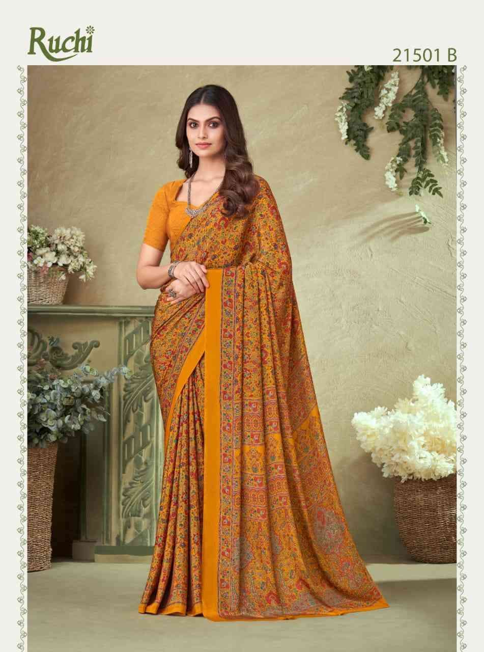 Ruchi Saree Vivanta Silk 16th Edition Crepe Silk Saree Collection - Amrah Wholesale
