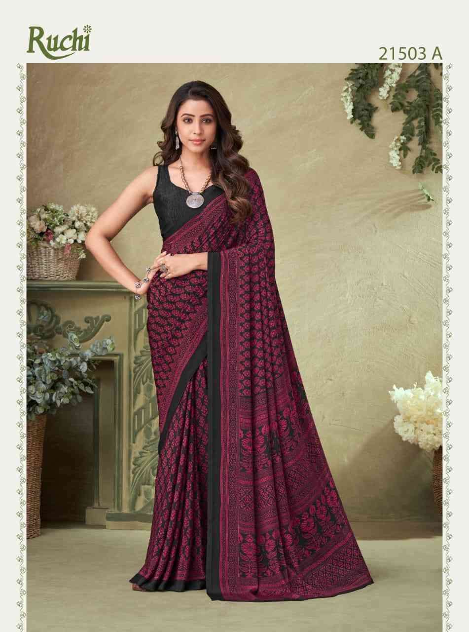 Ruchi Saree Vivanta Silk 16th Edition Crepe Silk Saree Collection - Amrah Wholesale