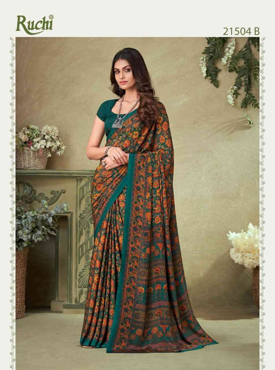 Ruchi Saree Vivanta Silk 16th Edition Crepe Silk Saree Collection - Amrah Wholesale