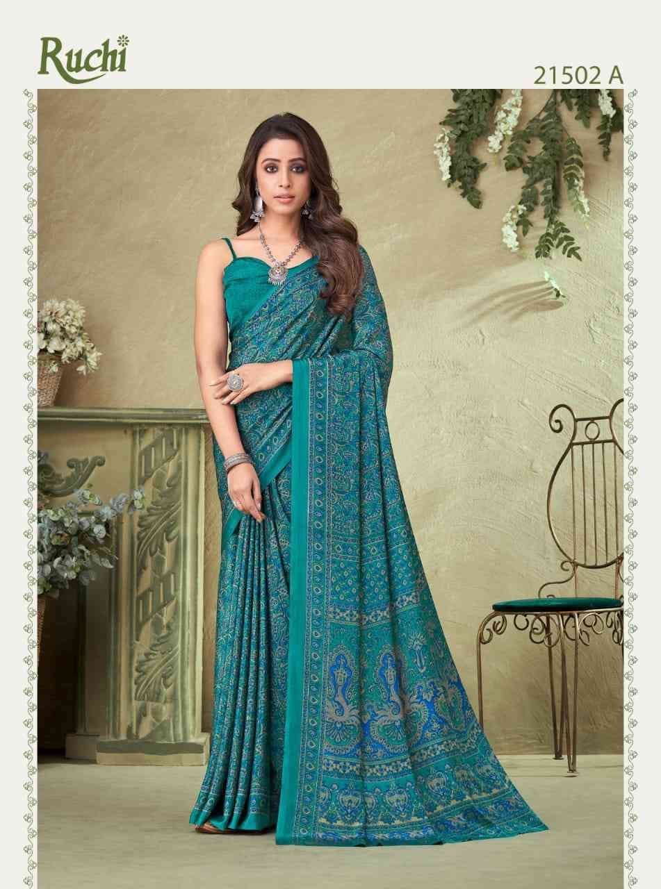 Ruchi Saree Vivanta Silk 16th Edition Crepe Silk Saree Collection - Amrah Wholesale
