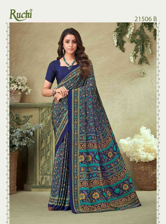 Ruchi Saree Vivanta Silk 16th Edition Crepe Silk Saree Collection - Amrah Wholesale