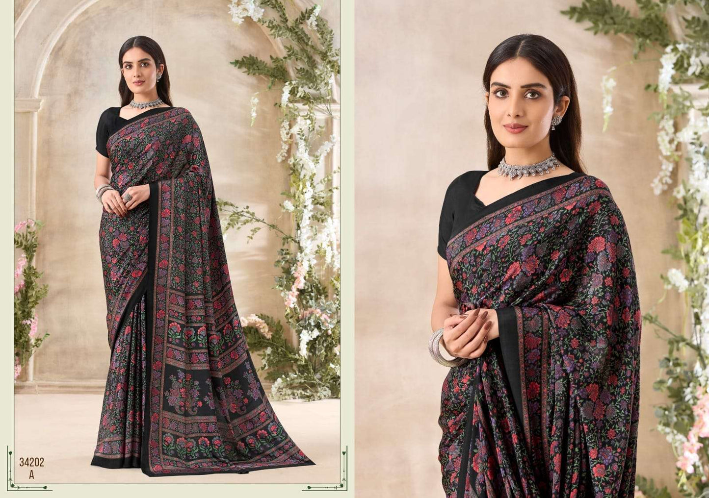 Ruchi Saree Vivanta Silk Vol 35 Premium Silk Crepe Saree Collection