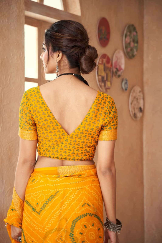 Ruchi Saree Simayaa Vol 18 Chiffon Bandhani Saree