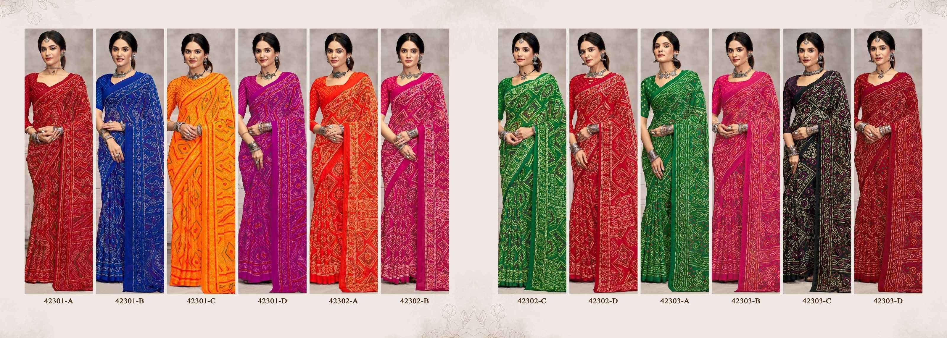 Ruchi Saree Star Chiffon Vol 194 Chiffon Saree Collection