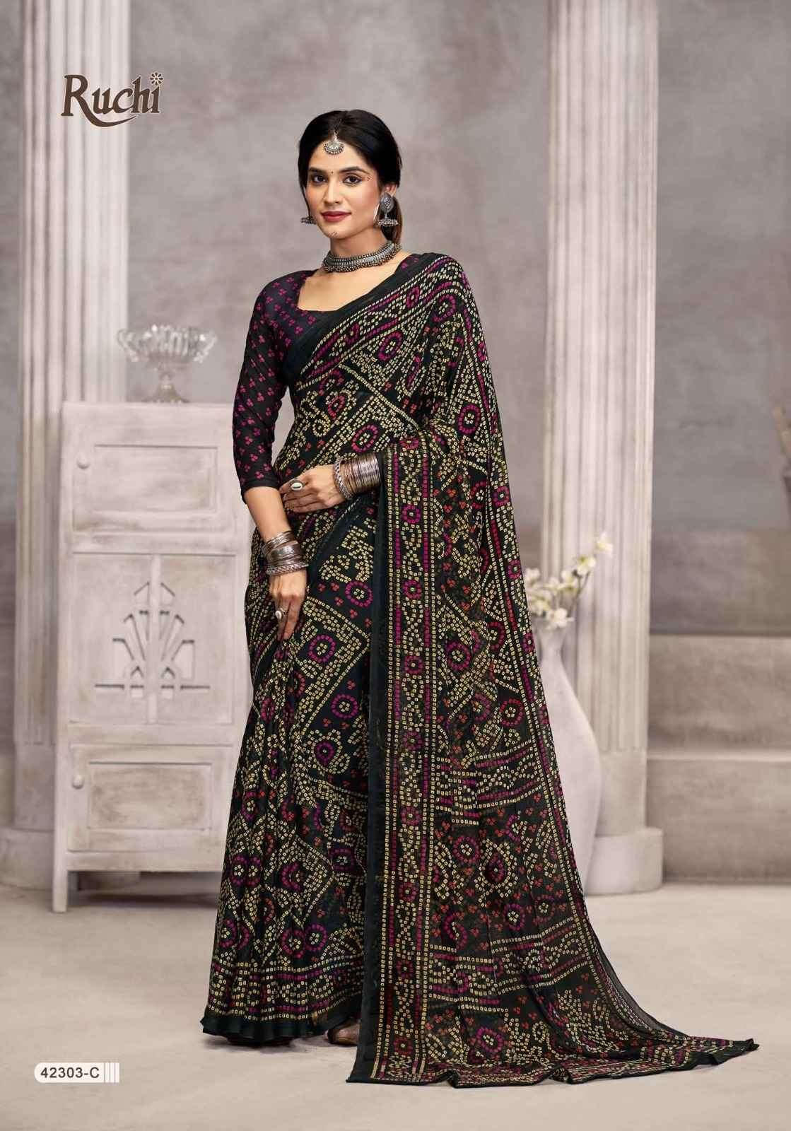 Ruchi Saree Star Chiffon Vol 194 Chiffon Saree Collection