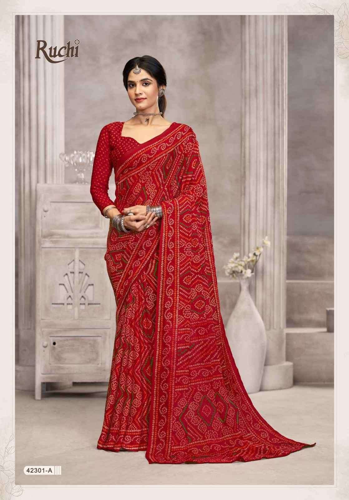 Ruchi Saree Star Chiffon Vol 194 Chiffon Saree Collection