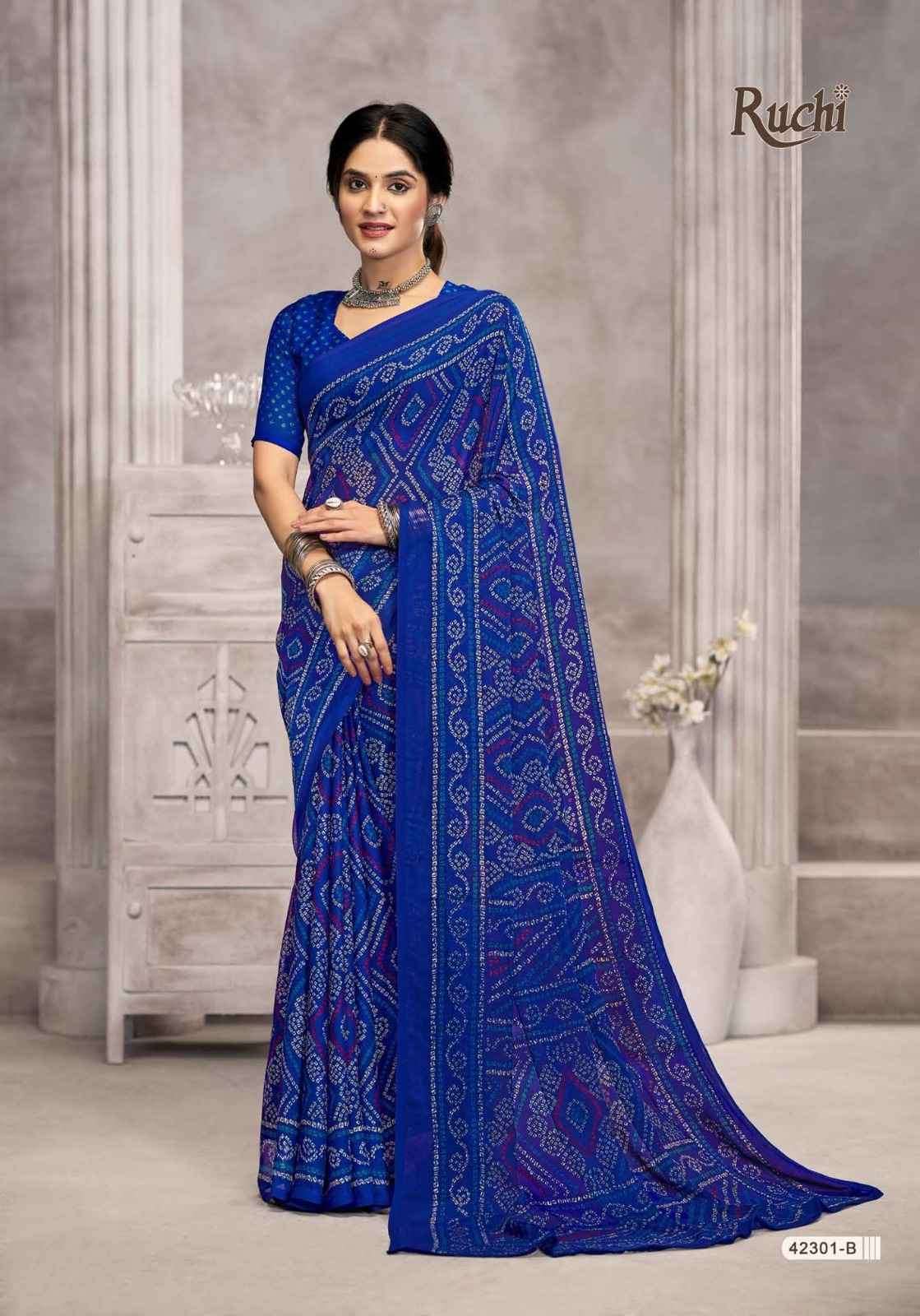 Ruchi Saree Star Chiffon Vol 194 Chiffon Saree Collection