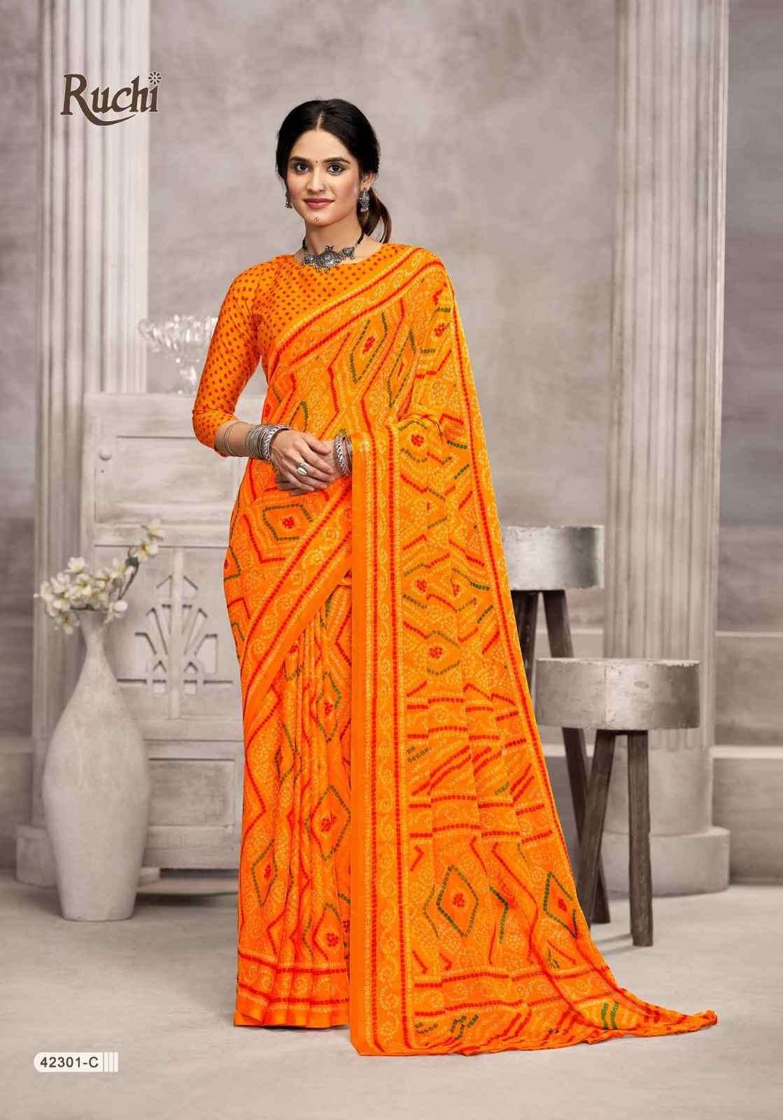 Ruchi Saree Star Chiffon Vol 194 Chiffon Saree Collection
