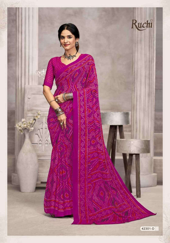 Ruchi Saree Star Chiffon Vol 194 Chiffon Saree Collection