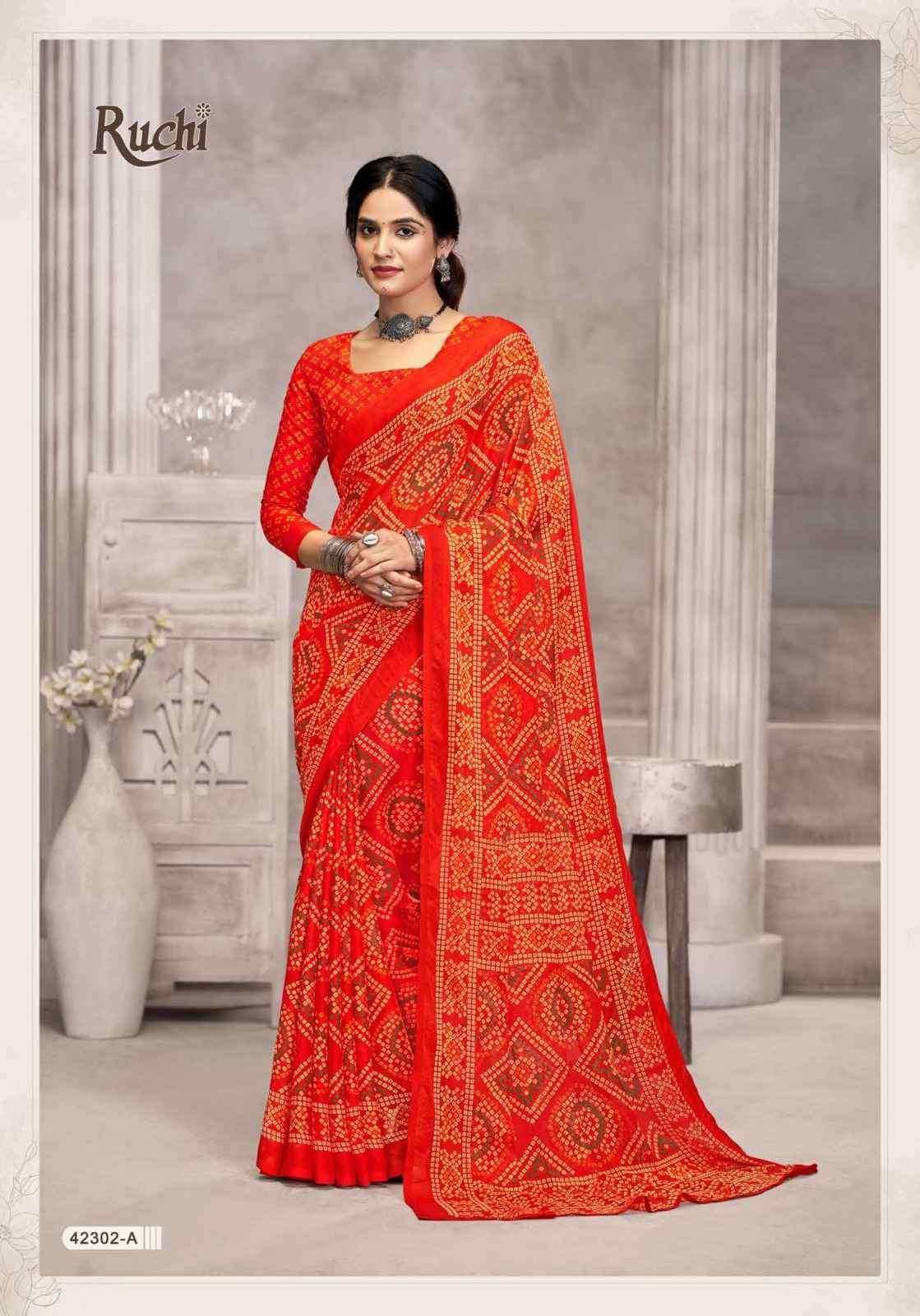 Ruchi Saree Star Chiffon Vol 194 Chiffon Saree Collection