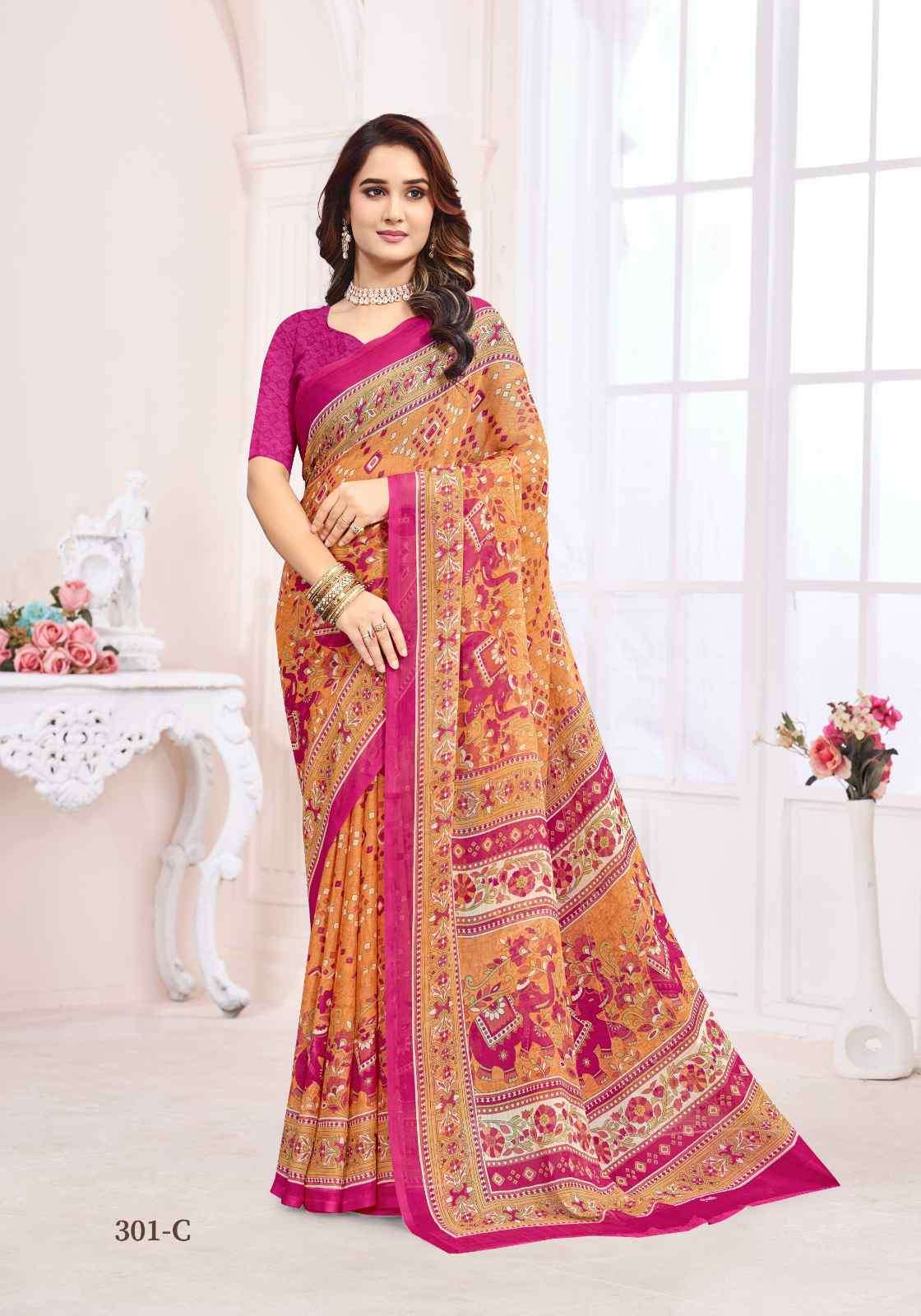 Ruchi Saree Super Star Chiffon Vol 237 Chiffon Saree