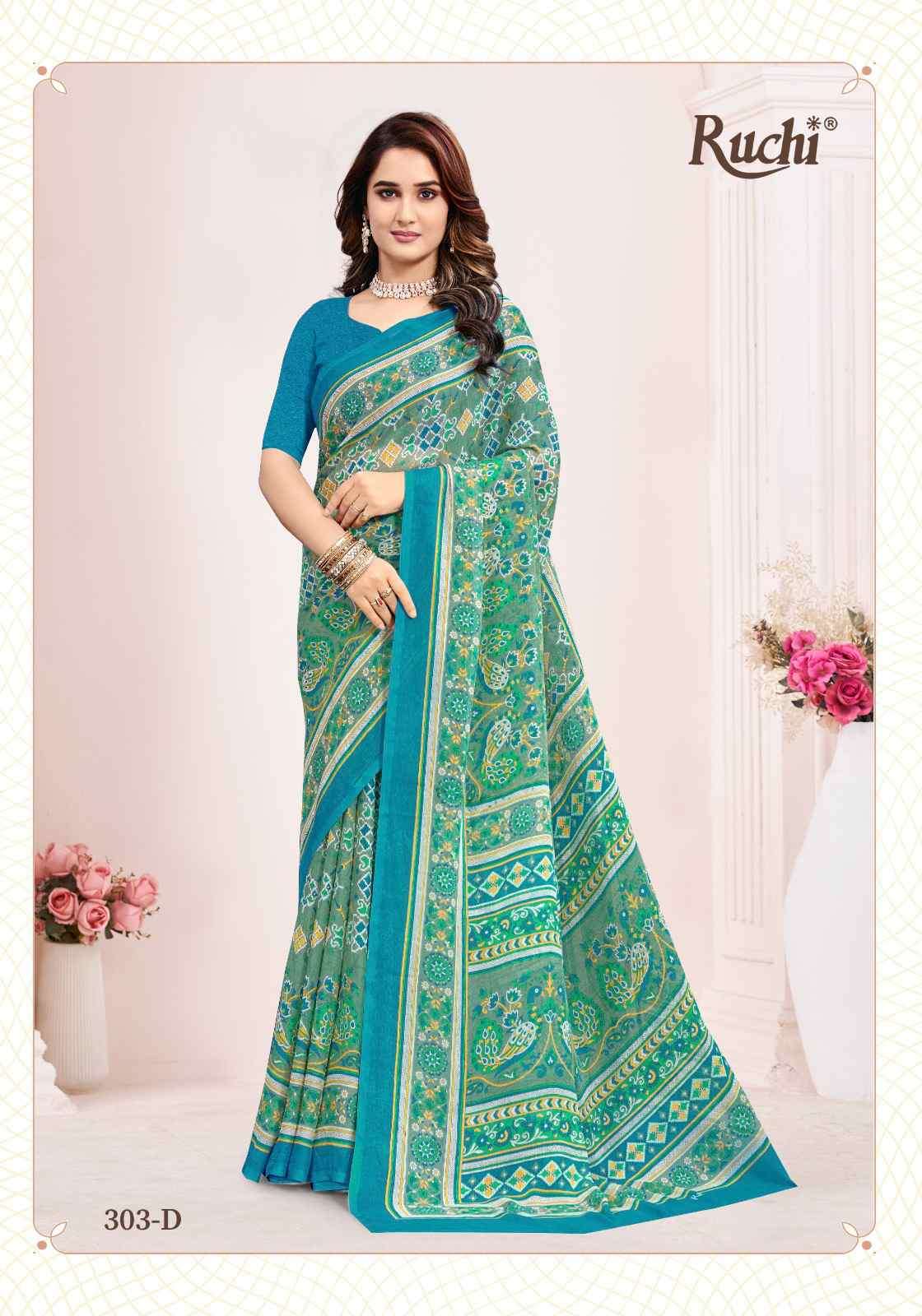 Ruchi Saree Super Star Chiffon Vol 237 Chiffon Saree