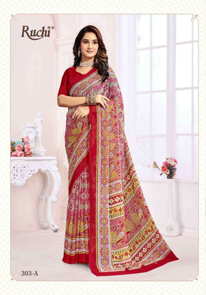Ruchi Saree Super Star Chiffon Vol 237 Chiffon Saree