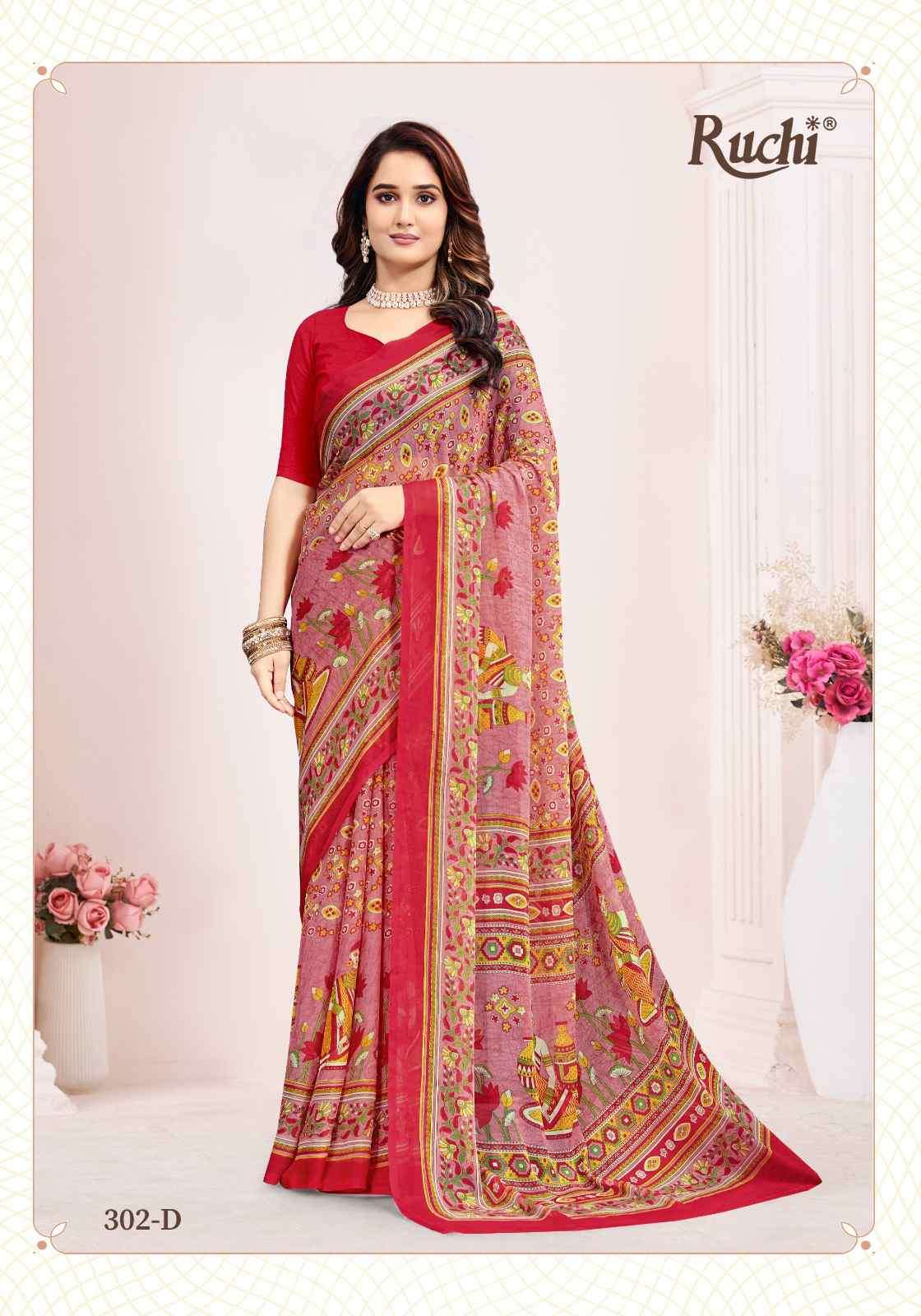 Ruchi Saree Super Star Chiffon Vol 237 Chiffon Saree