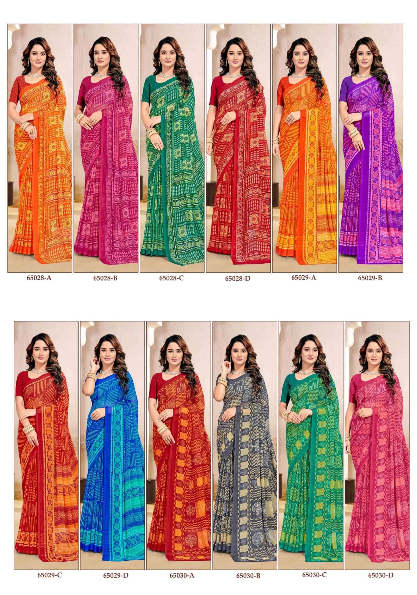 Ruchi Saree Super Star Chiffon Vol 263 Chiffon Saree Wholesale