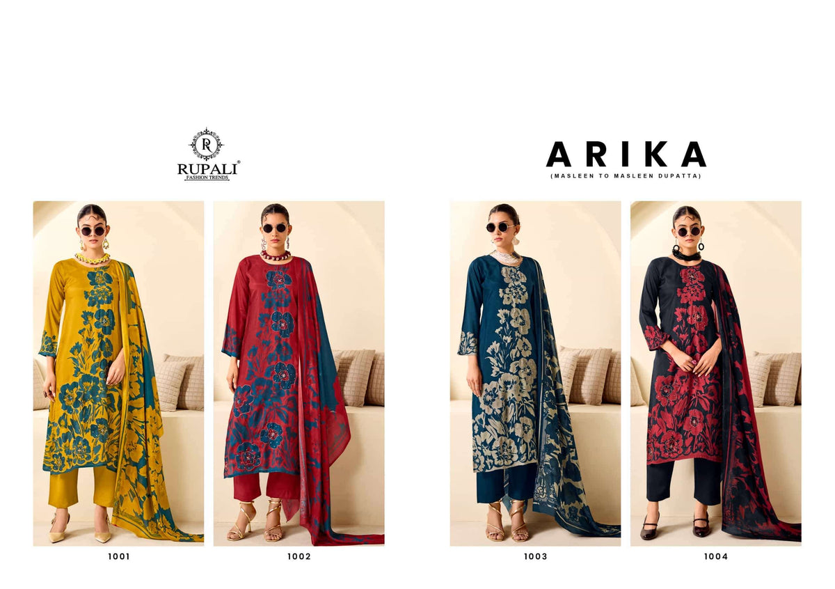Rupali Fashion Arika Muslin Dress Material