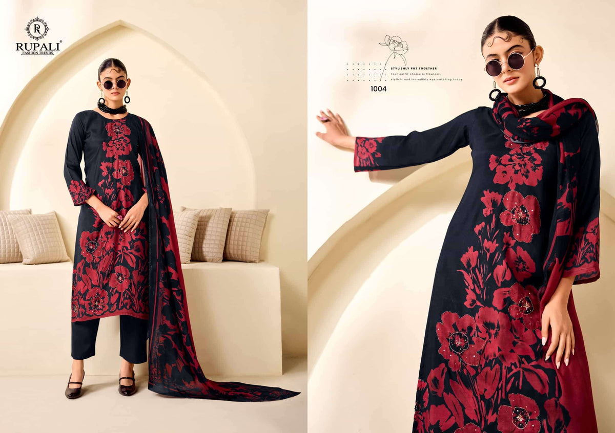 Rupali Fashion Arika Muslin Dress Material