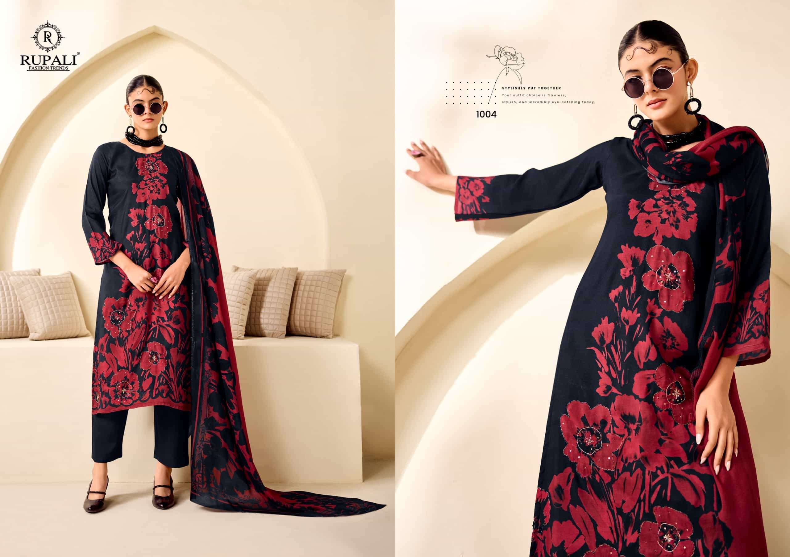 Rupali Fashion Arika Muslin Dress Material