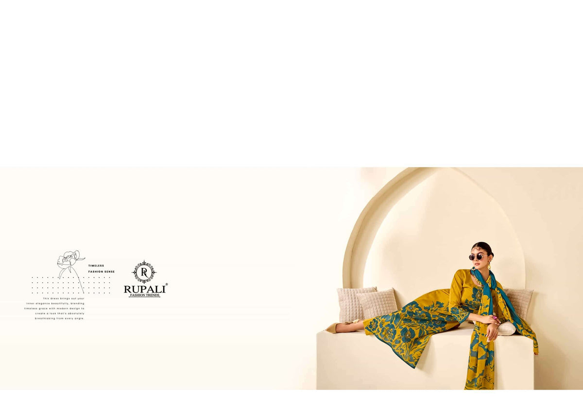 Rupali Fashion Arika Muslin Dress Material
