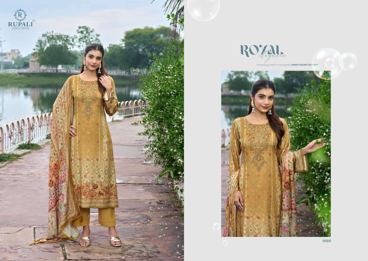 Rupali Fashion Chakri Vol 2 Dress Material - Amrah Wholesale