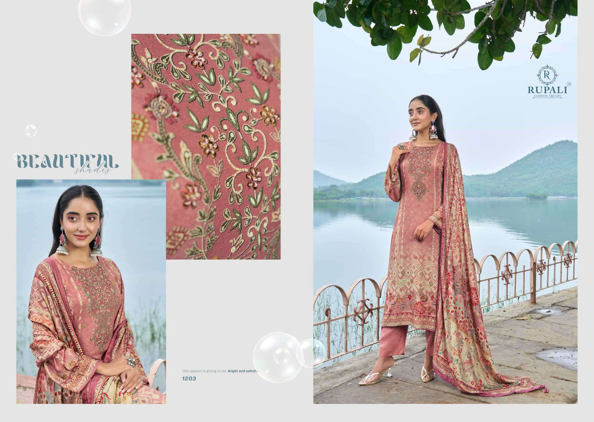 Rupali Fashion Chakri Vol 2 Dress Material - Amrah Wholesale