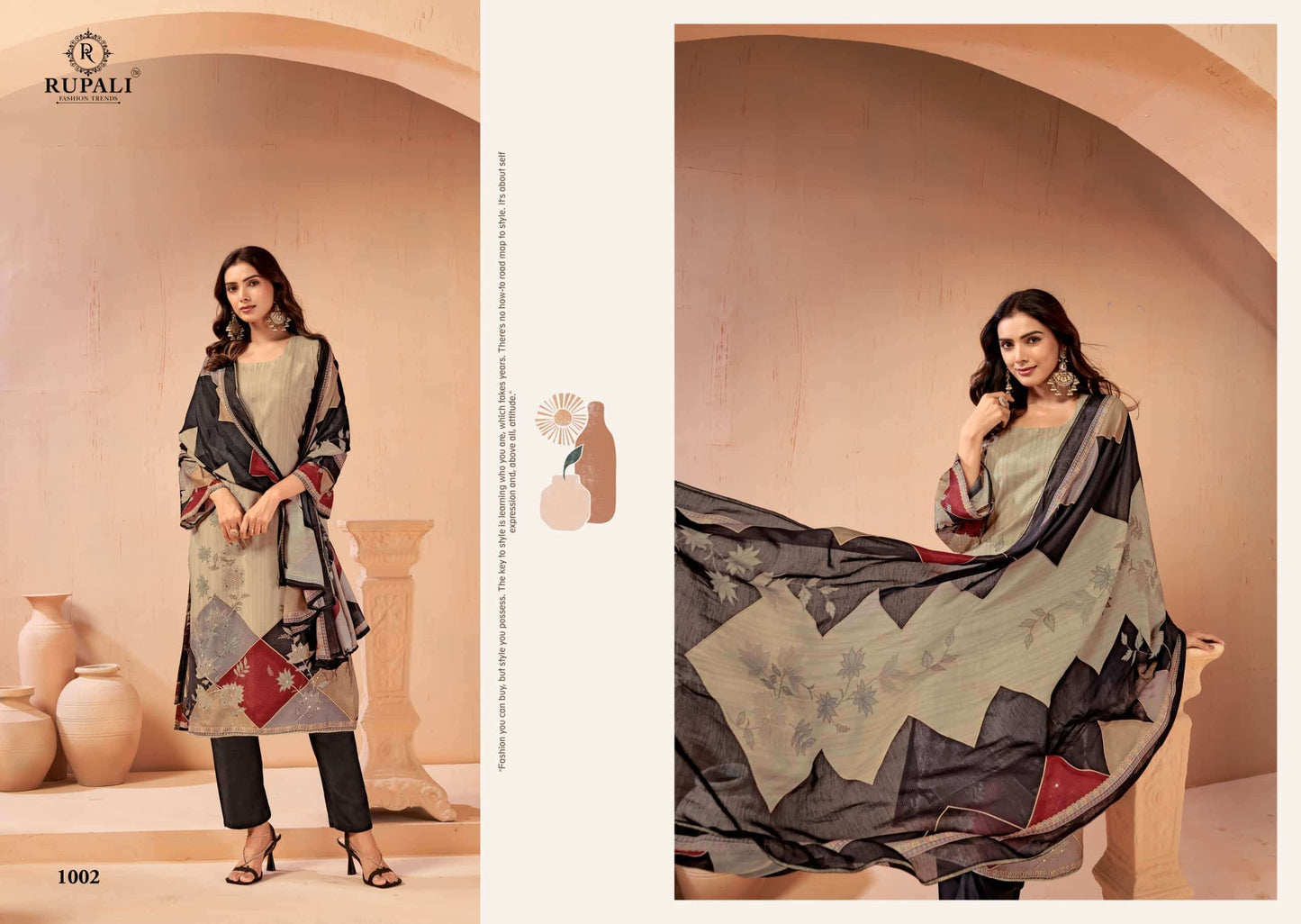 Rupali Fashion Aarzoo Viscose Muslin Dress Material