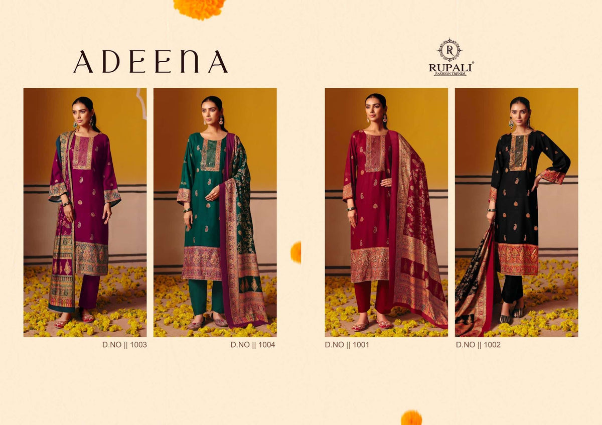 Rupali Fashion Adeena Gold Glitterr