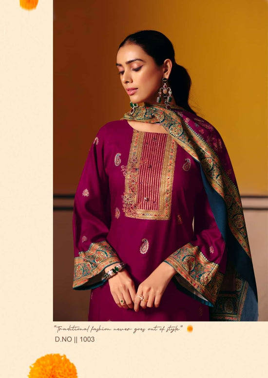 Rupali Fashion Adeena Gold Glitterr