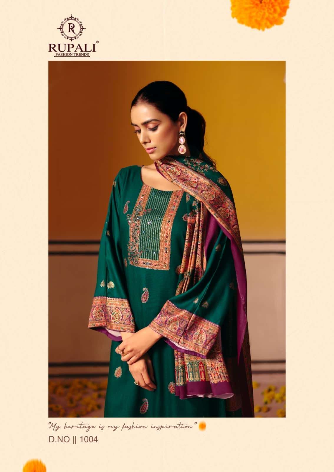 Rupali Fashion Adeena Gold Glitterr
